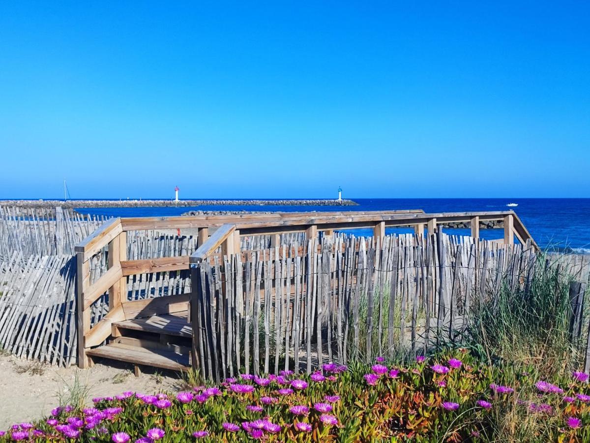 La Perle Bleue, 100 M De La Plage, Parking, Wifi Frontignan Exterior foto
