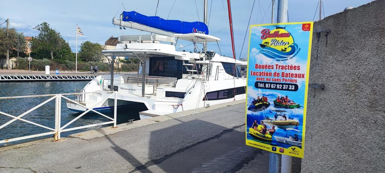 La Perle Bleue, 100 M De La Plage, Parking, Wifi Frontignan Exterior foto